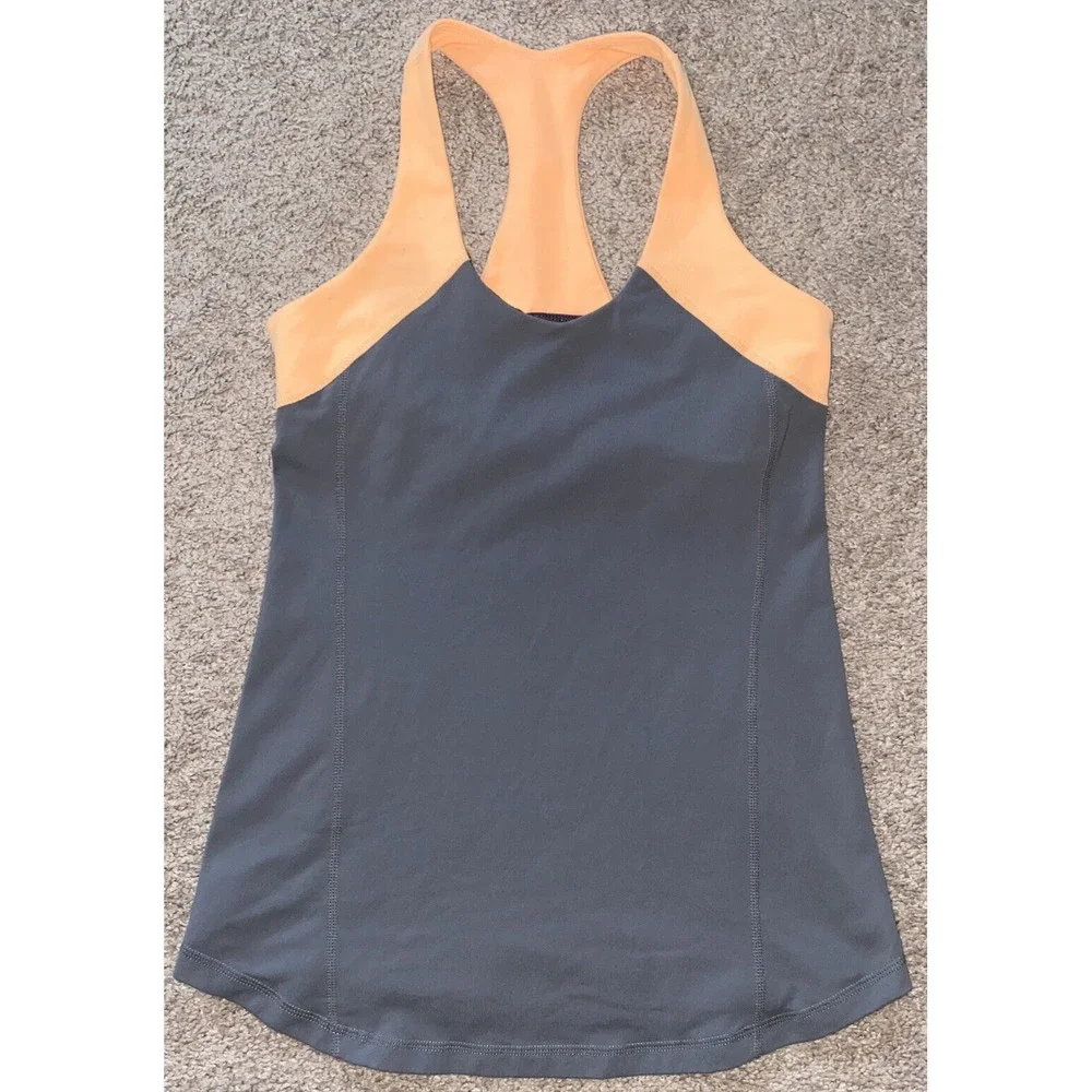 LULULEMON INNER STRENGTH‎ TANK IN lolo Multicolored SIZE 6 Racerback